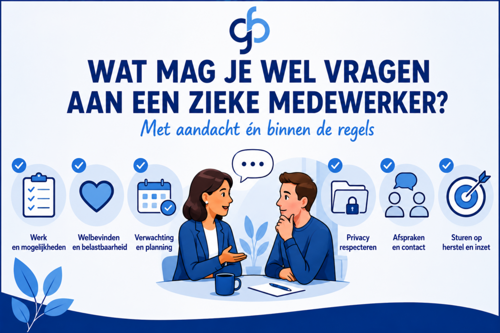 Wat mag je wel vragen aan een zieke medewerker