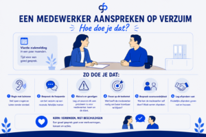 Een medewerker aanspreken op verzuim